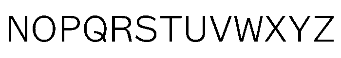 ABCMarfaSemi Mono Thin Font UPPERCASE