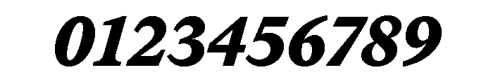 ABCMarist BlackItalic Font OTHER CHARS
