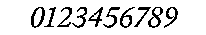 ABCMarist BookItalic Font OTHER CHARS