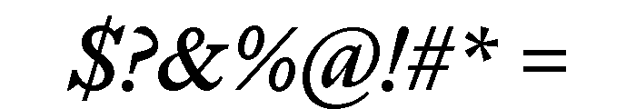ABCMarist RegularItalic Font OTHER CHARS