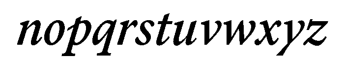 ABCMarist RegularItalic Font LOWERCASE