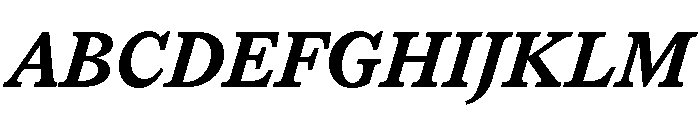 ABCMarist SemiBoldItalic Font UPPERCASE