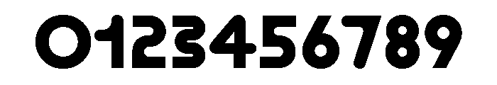 ABCMaxiRound Bold Font OTHER CHARS