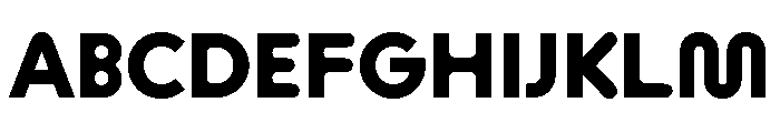 ABCMaxiRound Bold Font UPPERCASE