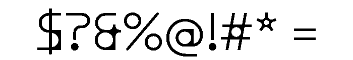 ABCMaxiRound Light Font OTHER CHARS