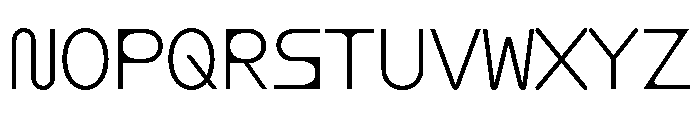 ABCMaxiRoundMono Light Font UPPERCASE