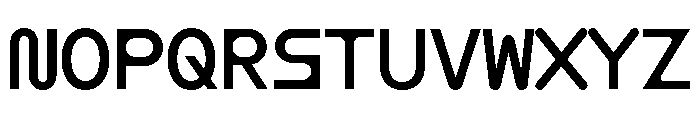 ABCMaxiRoundMono Regular Font UPPERCASE