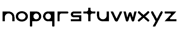 ABCMaxiRoundMono Regular Font LOWERCASE
