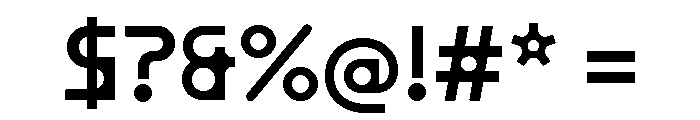 ABCMaxiRoundPlusVariable Regular Font OTHER CHARS
