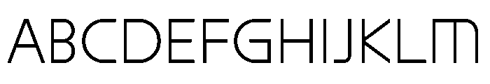 ABCMaxiSharp Light Font UPPERCASE