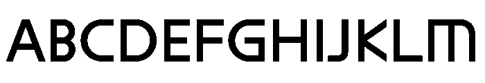 ABCMaxiSharp Regular Font UPPERCASE