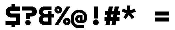 ABCMaxiSharpMono Bold Font OTHER CHARS
