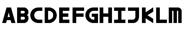 ABCMaxiSharpMono Bold Font UPPERCASE