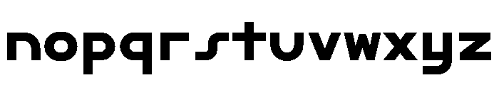 ABCMaxiSharpMono Bold Font LOWERCASE