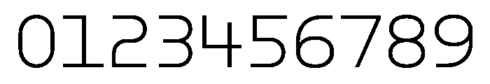 ABCMaxiSharpMono Light Font OTHER CHARS