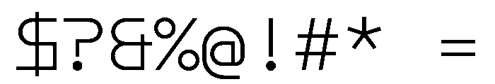 ABCMaxiSharpMono Light Font OTHER CHARS