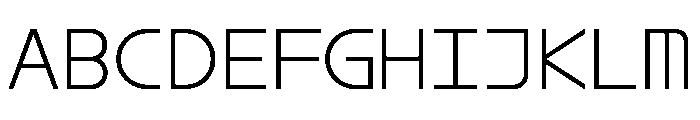 ABCMaxiSharpMono Light Font UPPERCASE