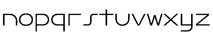 ABCMaxiSharpMono Light Font LOWERCASE