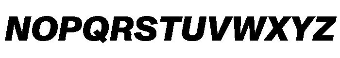 ABCMonumentGrotesk HeavyItalic Font UPPERCASE
