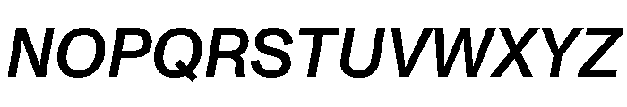 ABCMonumentGrotesk MediumItalic Font UPPERCASE