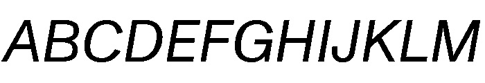 ABCMonumentGrotesk RegularItalic Font UPPERCASE