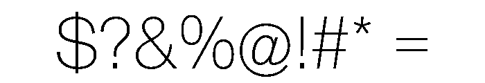 ABCMonumentGrotesk Thin Font OTHER CHARS