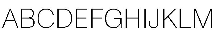 ABCMonumentGrotesk Thin Font UPPERCASE