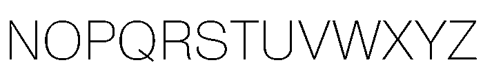 ABCMonumentGrotesk Thin Font UPPERCASE