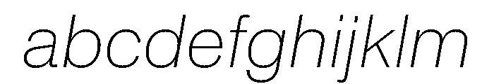ABCMonumentGrotesk ThinItalic FONT