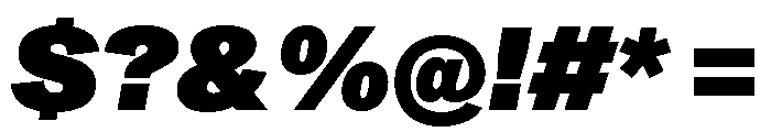 ABCMonumentGrotesk UltraItalic Font OTHER CHARS