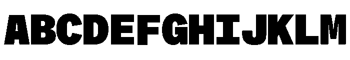 ABCMonumentGroteskMono Black Font UPPERCASE