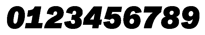 ABCMonumentGroteskMono BlackItalic Font OTHER CHARS