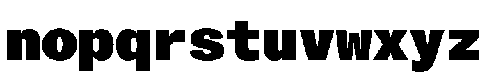 ABCMonumentGroteskMono Black Font LOWERCASE
