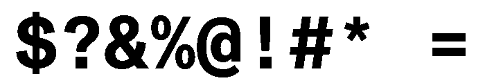 ABCMonumentGroteskMono Bold Font OTHER CHARS