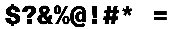 ABCMonumentGroteskMono Heavy Font OTHER CHARS