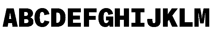 ABCMonumentGroteskMono Heavy Font UPPERCASE