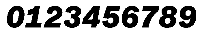 ABCMonumentGroteskMono HeavyItalic Font OTHER CHARS