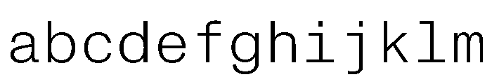 ABCMonumentGroteskMono Light FONT