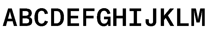 ABCMonumentGroteskMono Medium Font UPPERCASE