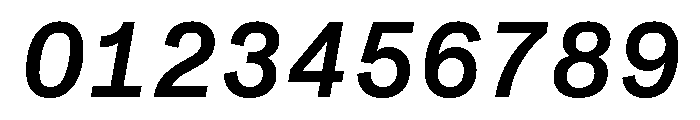 ABCMonumentGroteskMono MediumItalic Font OTHER CHARS