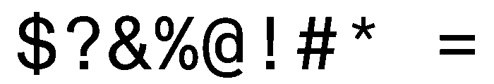 ABCMonumentGroteskMono Regular Font OTHER CHARS