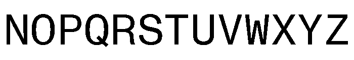 ABCMonumentGroteskMono Regular Font UPPERCASE