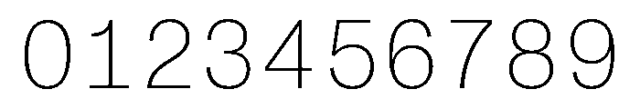 ABCMonumentGroteskMono Thin Font OTHER CHARS