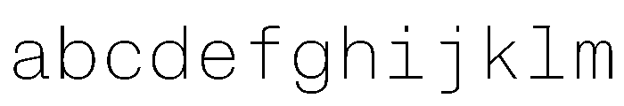 ABCMonumentGroteskMono Thin FONT