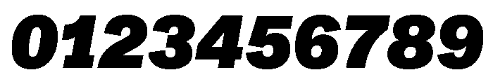 ABCMonumentGroteskSemiMono BlackItalic Font OTHER CHARS