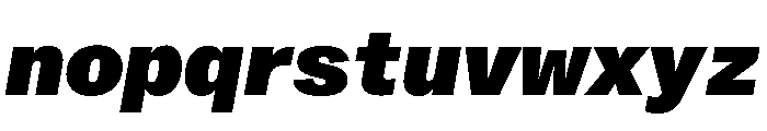 ABCMonumentGroteskSemiMono BlackItalic Font LOWERCASE