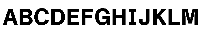 ABCMonumentGroteskSemiMono Bold Font UPPERCASE