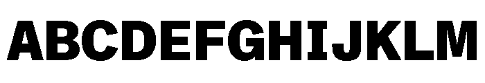 ABCMonumentGroteskSemiMono Heavy Font UPPERCASE
