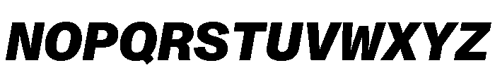 ABCMonumentGroteskSemiMono HeavyItalic Font UPPERCASE