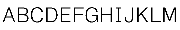 ABCMonumentGroteskSemiMono Light Font UPPERCASE